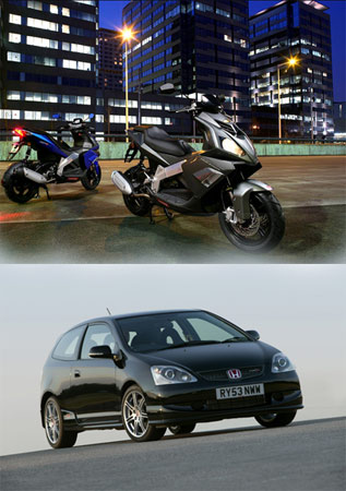Derbi GP1 250 / Honda Civic Type-R