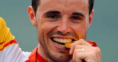 Oro para Samuel Sanchez en ciclismo en ruta